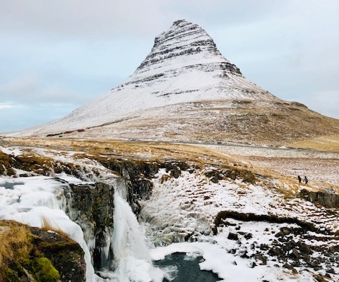 Kirkufjell nähtävyys Islannissa
