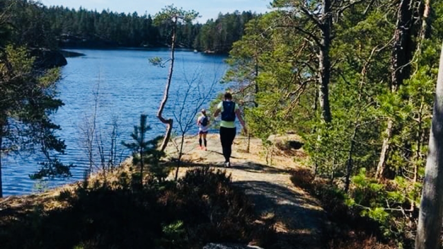 Polkujuoksureitti Nuuksiossa